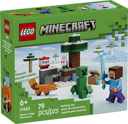LEGO 21583 Minecraft Aventura em Taiga do Steve